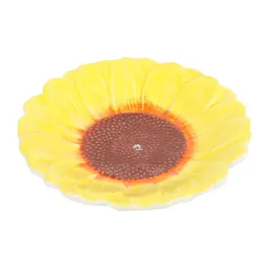 Something Different Sunflower Incense Holder Yellow/Brown (One Size)