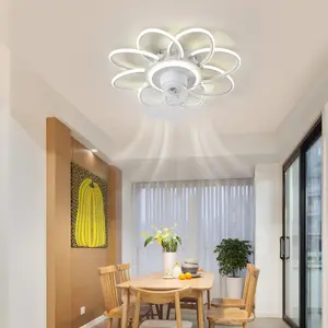 54cm 7 - Blade LED Dimmable Ceiling Fan with Remote Control and APP