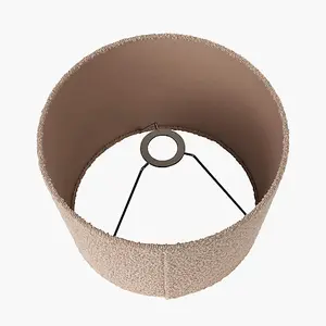 Taupe Boucle Tapered Lampshade