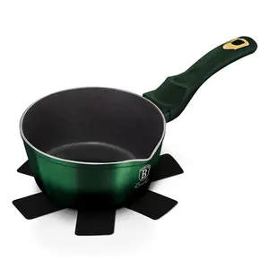 BERLINGER HAUS 16cm Non Stick Saucepan Cookware Induction Hob Cooking Pots Pan Emerald