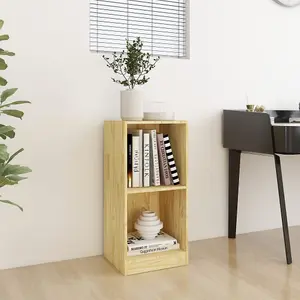 Berkfield Side Cabinet 35.5x33.5x76 cm Solid Pinewood