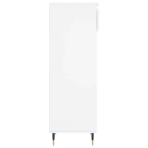 Berkfield Shoe Cabinet White 40x36x105 cm Engineered Wood