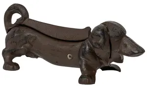 Woodside Cast Iron Sausage Dog Boot Scraper