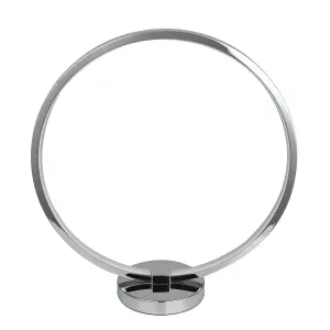 GoodHome Annelus Modern Chrome effect Table light