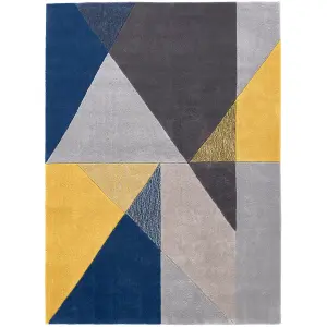 Origins Trio Blue/Ochre Rug 160 X 230