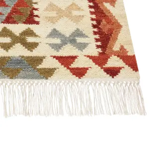 Wool Kilim Area Rug 200 x 300 cm Multicolour OSHAKAN