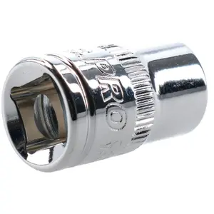 7/16" AF SAE Imperial Socket 3/8" Drive 12 Point Shallow Depth Chrome Vanadium Steel