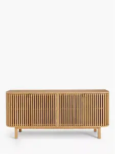 John Lewis Slatted TV Stand Sideboard For Tvs Up To 60", Oak