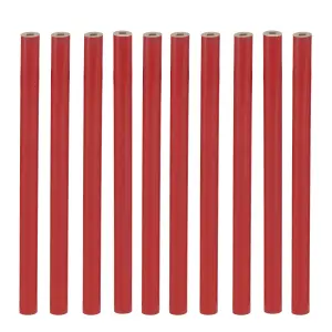 Red HB Carpenter Pencil, Pack of 10