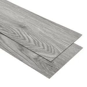 Set of 36 Self Adhesive Peel and Stick Wood Grain PVC Flooring Vinyl Plank Waterproof Covering 5m²