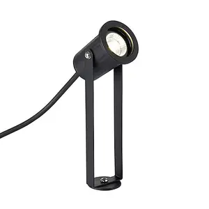 Luminosa Picco Outdoor 6W LED Mini Spike Light Matt Black 4000K, IP65