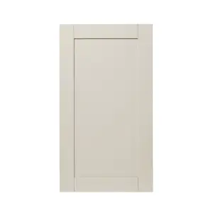 GoodHome Verbena Painted natural ash Matt cashmere Shaker Tall wall Cabinet door (W)500mm (H)895mm (T)20mm