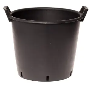 Heavy Duty 30L Plant Pots (Pack of 2) 40cm Diameter Plastic Planters for Outdoor Plants - Large 15.7' Flower Pots