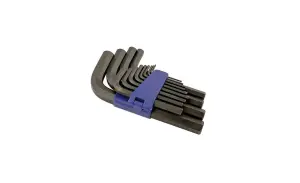 Laser Tools 5786 13pc Short Arm Hex Key Set Metric 2-19mm