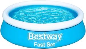 Bestway 940 Litre 1.8m (6ft) x 50cm Fast Set Water Paddling Swimming Pool