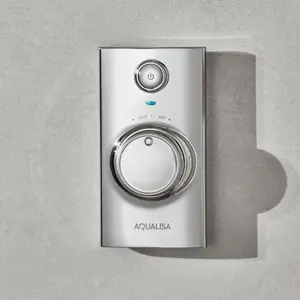 Aqualisa Visage Smart Concealed valve Gravity-pumped Wall fed Smart Digital 4-spray pattern Shower with Adjustable Shower head