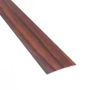 Self-adhesive wood effect aluminium door floor bar edge trim threshold profile  930mm x 35mm a08 togo mahogany