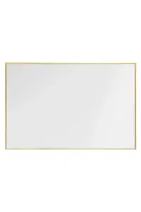 MirrorOutlet Artus - Gold Aluminium Edged Wall Mirror 47" X 31" (120 CM X 80 CM)