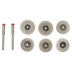 Diamond Cutting Disc Rotary Tool 6pc Mini & Drills Hobby Crafts