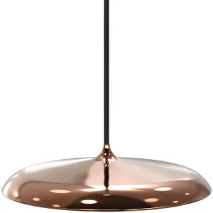 Nordlux DFTP Artist 25 Indoor Dining Living Kitchen Hallway Pendant In Copper (Diam) 25cm