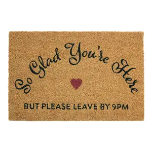 Maison by Premier So Glad You Are Here Doormat