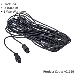 10 Metre Extension Cable for x01120 x00394 & x00396 Decking Lighting IP67 Rated