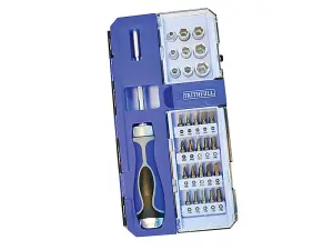 Faithfull Ratchet Screwdriver & Socket Set, 33 Piece FAISDSET33R