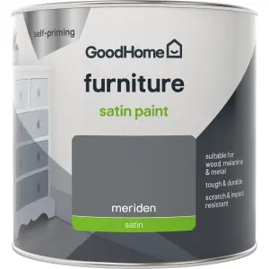 GoodHome Meriden Satin Furniture paint, 500ml