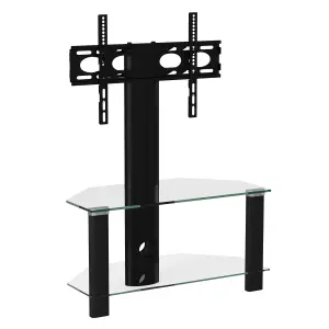 Century cantilever TV-Stand in black