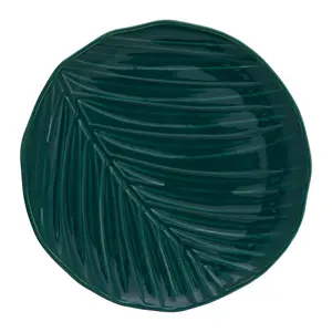 Maison by Premier Bali Dark Green Canape Plate