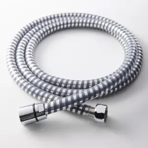 GoodHome Gloss Plastic & PVC Shower hose, (L)1.75m