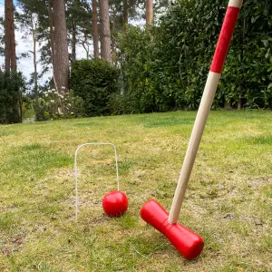 Wooden Croquet Game for 4 Players