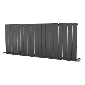 Ximax Vertirad HW6001420A Anthracite Gas Horizontal Designer panel 3335BTU Radiator, (W)1420mm x (H)600mm