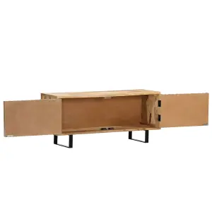 vidaXL TV Cabinet 90x30x40 cm Solid Mango Wood