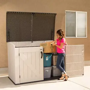 Lifetime 6x3.5ft Heavy Duty Horizontal Storage Plastic Shed