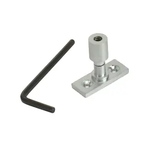 Dart Casement Window Stay Locking Pin - Satin Chrome