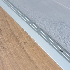 Anodised aluminium door floor bar edge trim threshold ramp 900 x 40mm  A11 silver