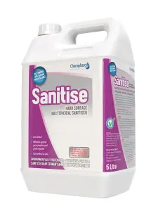 Sanitise Quarternary Ammonium Disinfectant 1 x 5 Litres