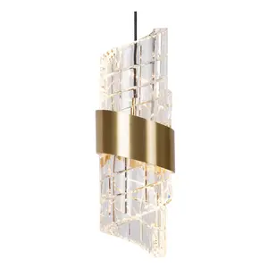 Lucide KLIGANDE - Pendant light - 25 cm - LED Dim. - 3x8W 2700K - Matt Gold / Brass