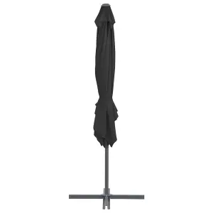 Berkfield Outdoor Umbrella with Portable Base Anthracite