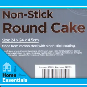 Round Cake Baking Pan Non Stick Oven B&Co