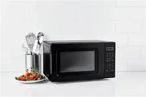 George Home GDM001B-22 Digital Microwave Oven 17L Defrost Function 700W Black - Refurbished | Direct Vacuums