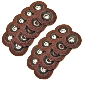 20 x Flap Discs 60 Grit Angle Grinder 4.5" (115mm) Flat Sanding Grinding