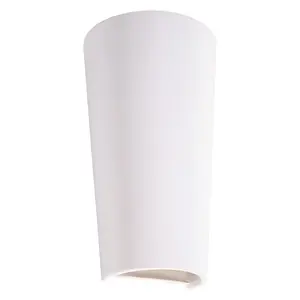 Lana Ceramic White 1 Light Classic Wall Light