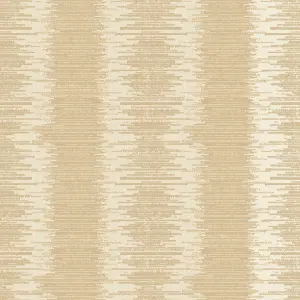 Galerie Metallic Fx Gold Metallic Layered Stripe Textured Wallpaper