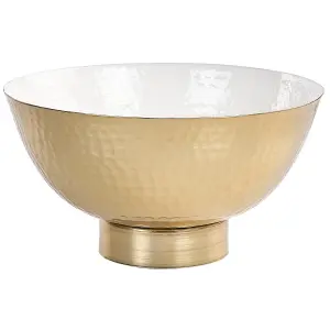 Decorative Bowl BARU Set of 3 Painted Gold