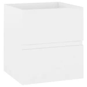 Berkfield Sink Cabinet White 41x38.5x45 cm Engineered Wood