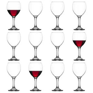 LAV Misket Red Wine Glasses - 260ml - Pack of 12