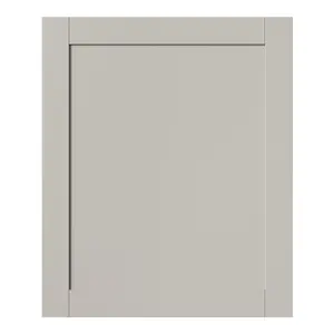 GoodHome Ashmead Matt pebble Shaker Highline Cabinet door (W)600mm (H)715mm (T)16mm