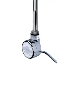 Terma MOA Chrome effect 600W Thermostatic Heating element, ½" BSP